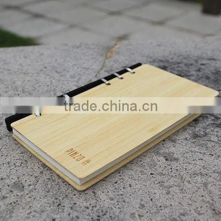 wood cover notebook