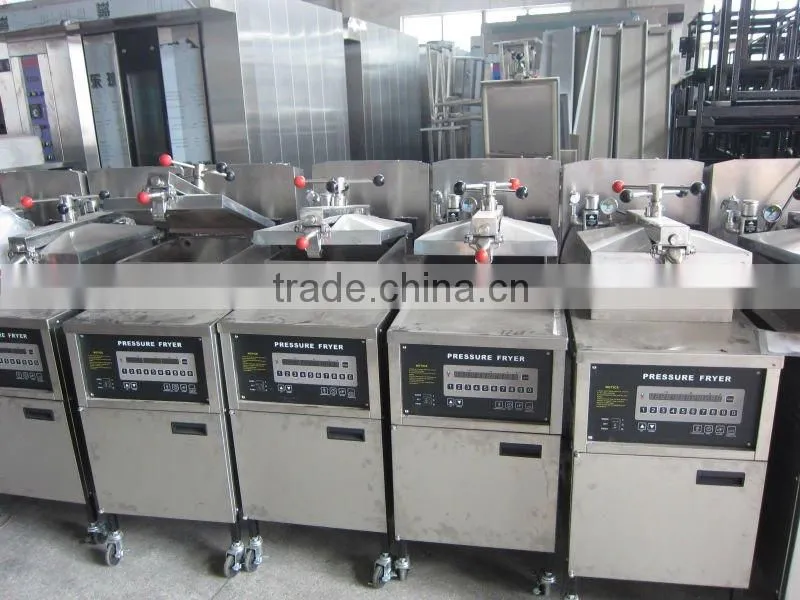 Gas Pressure Fryer(CE approved&Manufacturer),without oil pump or equip oil pump, can Export