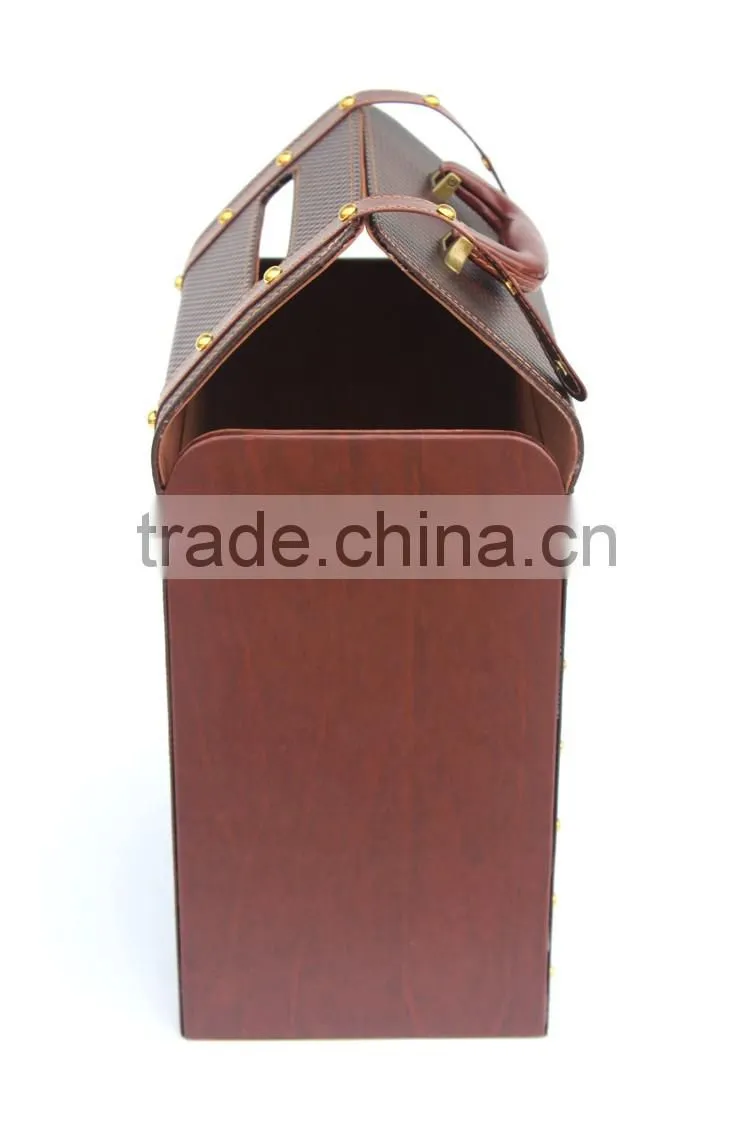 Handmade classic red wine box wine gift boxes
