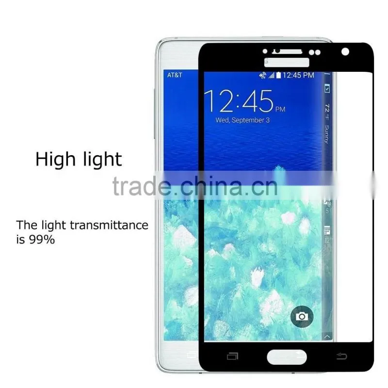 Keno For Samsung Galaxy Note Edge Full Cover Tempered Glass Screen Protector / Full Curved Edge Tempered Glass for Note Edge
