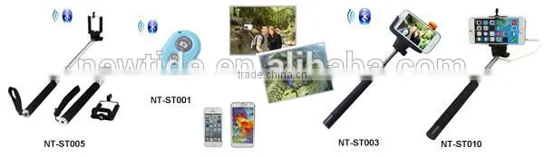 2015 smart camera phone foldable selfie stick monopod