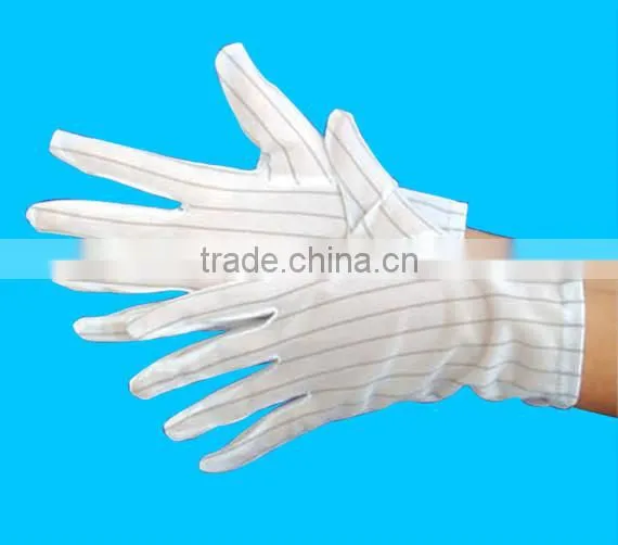 ESD striped gloves made in China