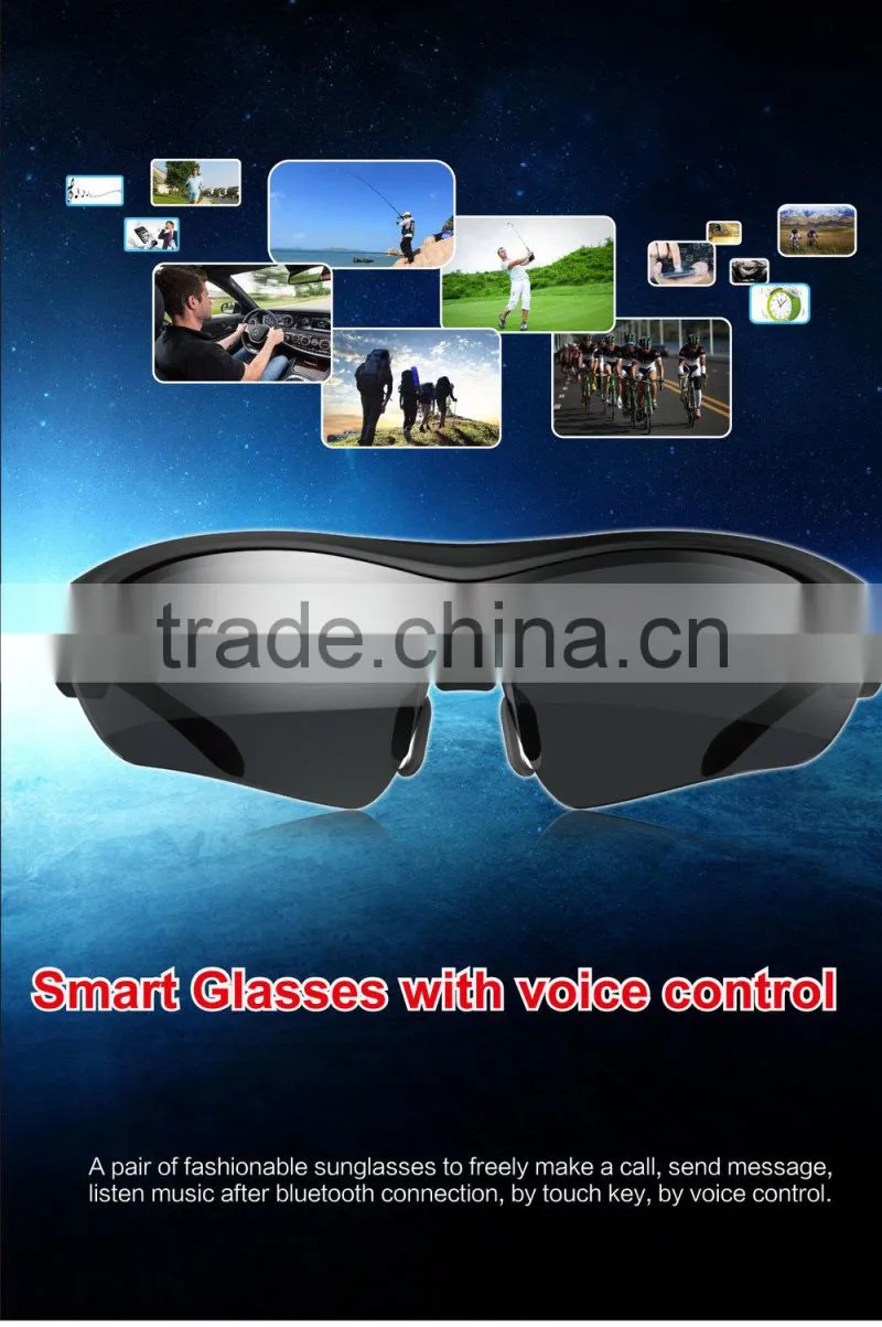 Smart bluetooth glasses for iphone for Samsung