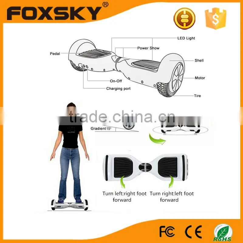 Electric balance scooter 2 wheel balancing scooters with best price