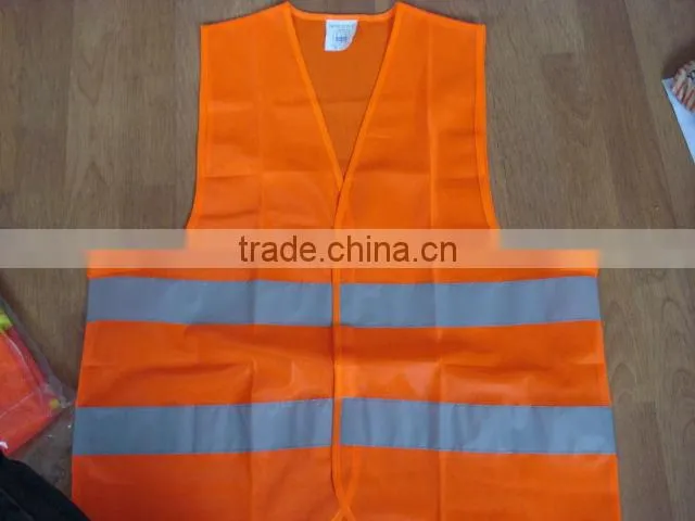 China wholesale cheap led yellow safety vest with pockets