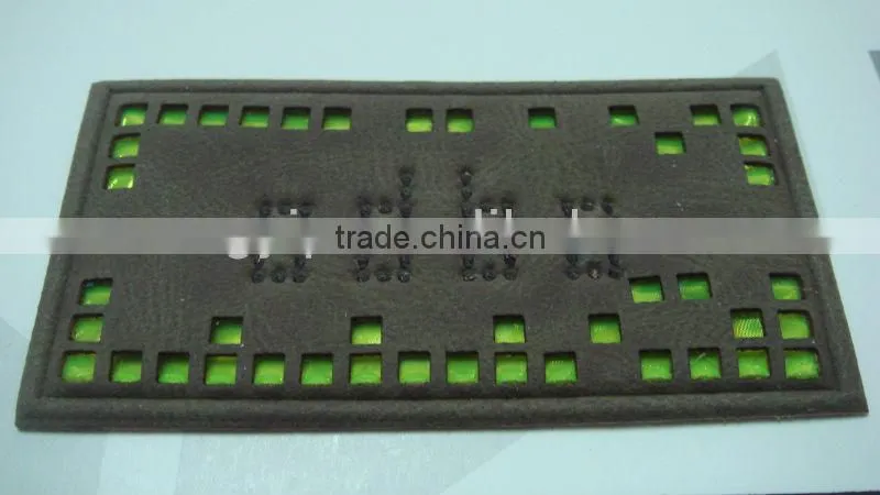 2014 adjustable dicty denim leather patch