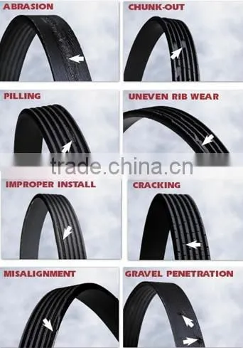 PK type poly rubber v belt