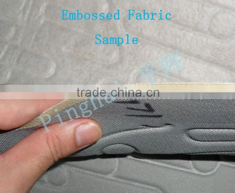 Fabric Embossing Machine for automotive fabric(with foam)