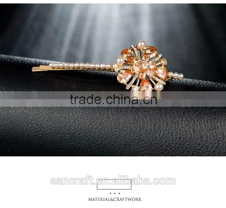 Two colors fine decorative fine hair claws