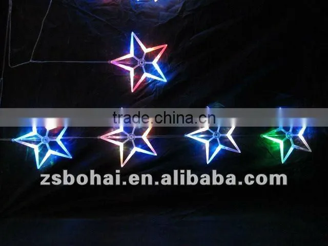 led star shaped pendant