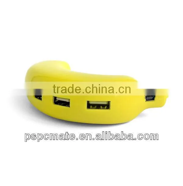 4 port hub in banana shape /newest usb hub