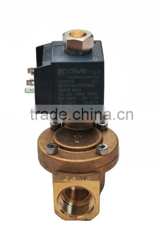 CEME 220V Atlas Copco Air Compressor Solenoid Valve 1/2 Inch Normally Open
