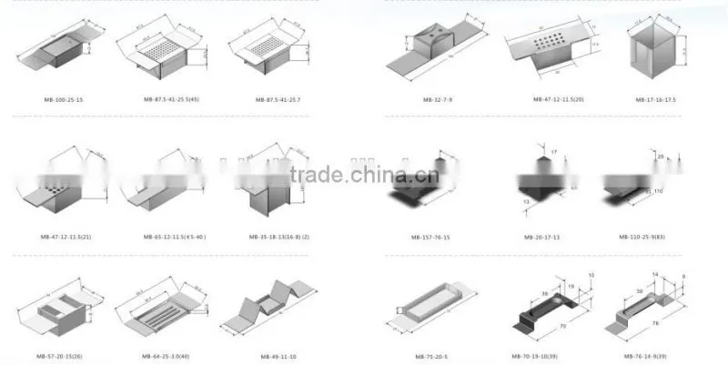 baoji 99.95% high purity Hot sale fashionable evaporation molybdenum boats