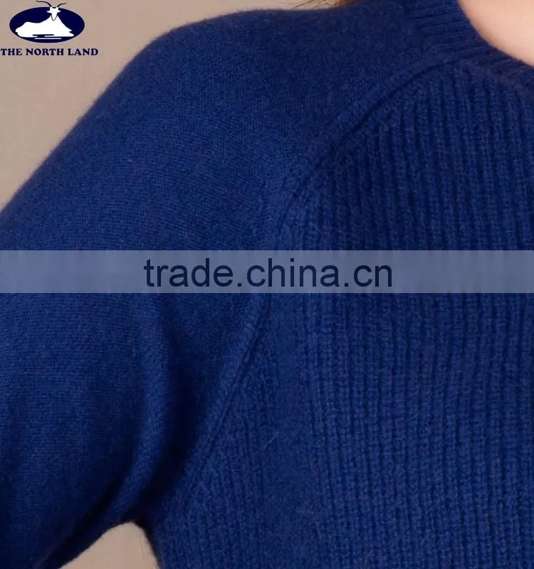 Ladies' Plain Style Short Pullover CSW15111801L