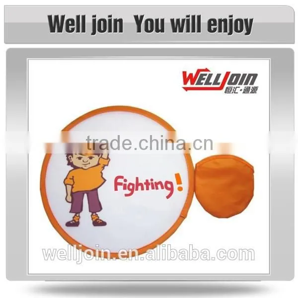 Promotional popular customized foldable flying disc
