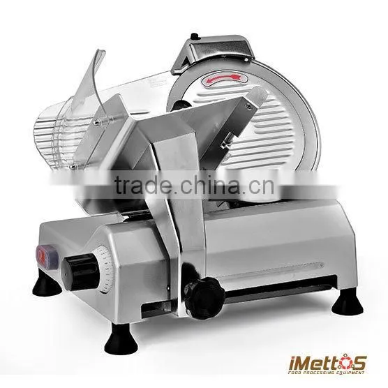 iMettos 10inch 250mm Electric Meat Slicer Frozen Meat Slicer
