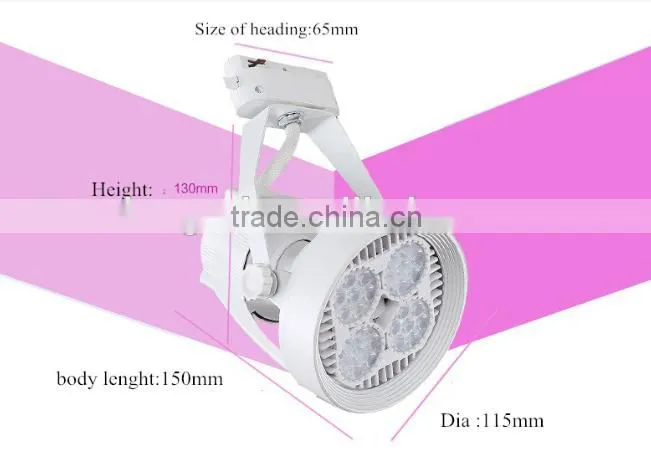 led track light led 30W led track light with BV CE and RoHS 3 years warranty
