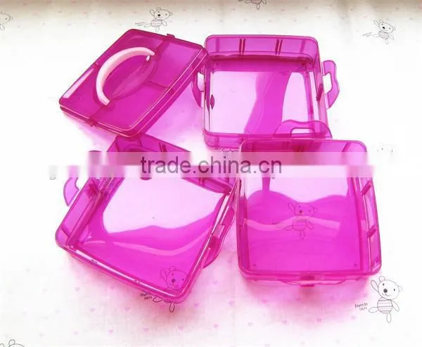 Eco-friend plastic drawer storage box to store foods