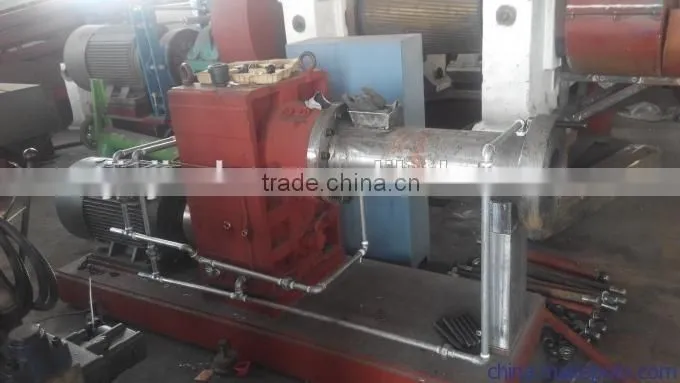 EPDM rubber extruder machine / cold feed and hot feed rubber extruder