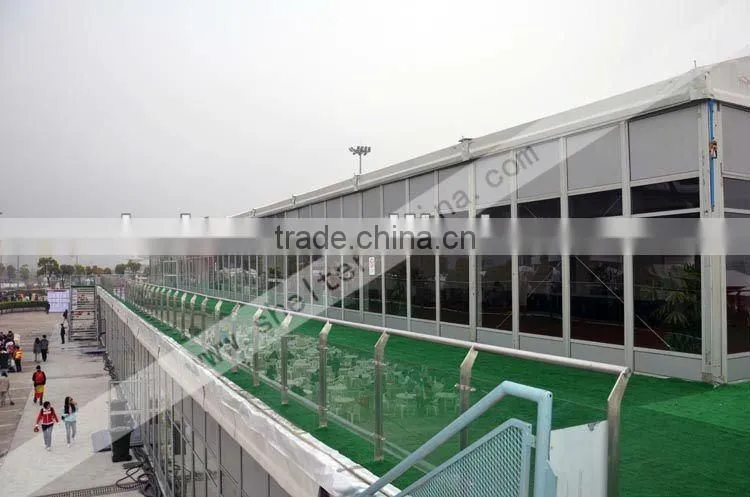 double deck event tent for public food party