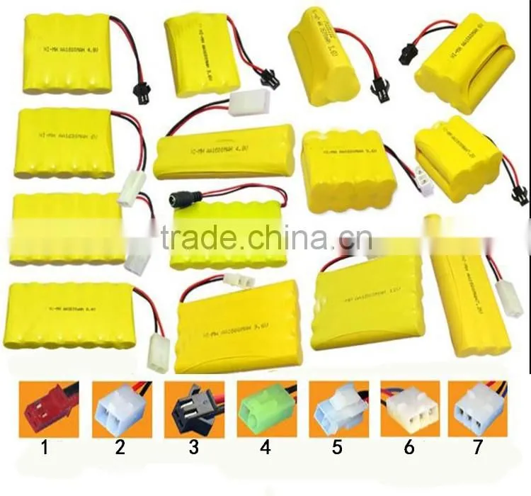 7.2v nicd battery pack/7.2v rechargeable battery