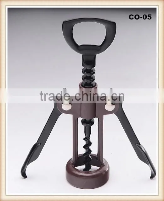 Zinc alloy wine opener, winged corkscrew, factory can make mold CO-05