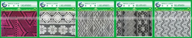 Discount lace fabric nylon lace APN5860