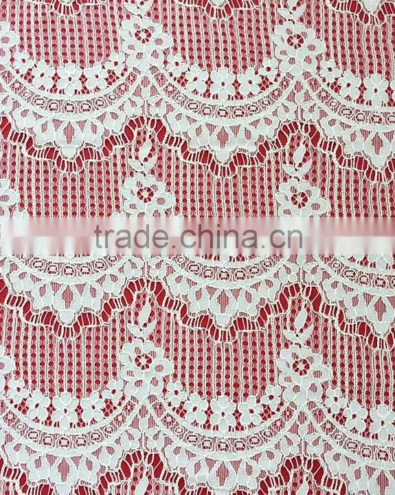 Wholesale High Quality Nylon/Cotton/Rayon Strand Lace Fabric T8058