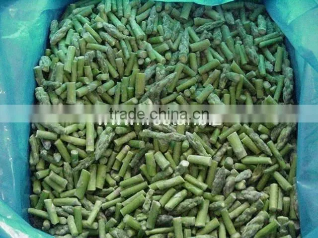 IQF green asparagus tip and spear
