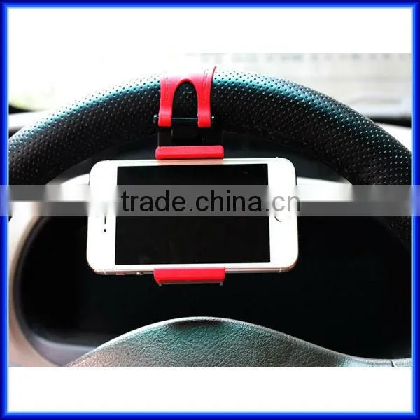 Handfree multiple Anti-slip Car Steering Wheel Mobile Phone Holder car clip holder