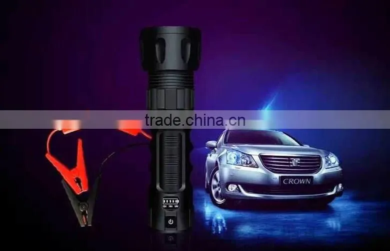 The newest product mini car jump starter with torch shape for laptop