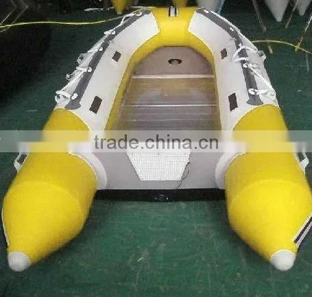 4.5 passenger (CE) PVC material optioanl floor color inflatable boat