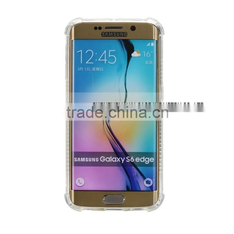 Top sale shockproof &Skid resistance tpu phone case for samsung s6 edge