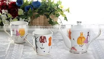 AMERICAN style coffee tea espresso set cup & saucer dinner ware set ceramic melamine tableware set