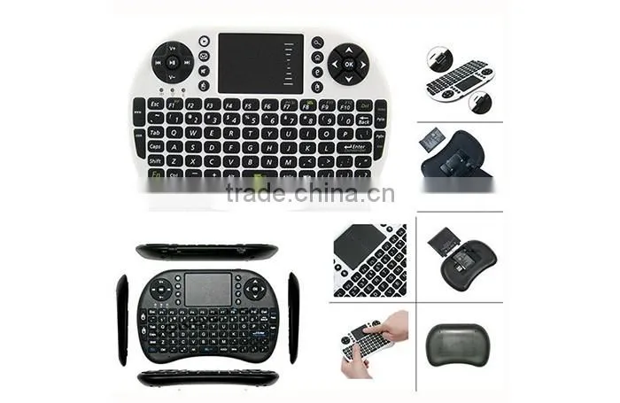 2.4Ghz Mini Wireless Fly Air Mouse keyboard Built-in with High Sensitive Smart Touchpad