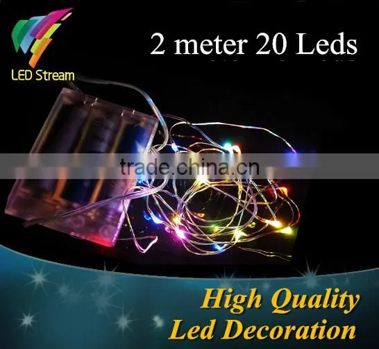 20L RGB string led light table decoration