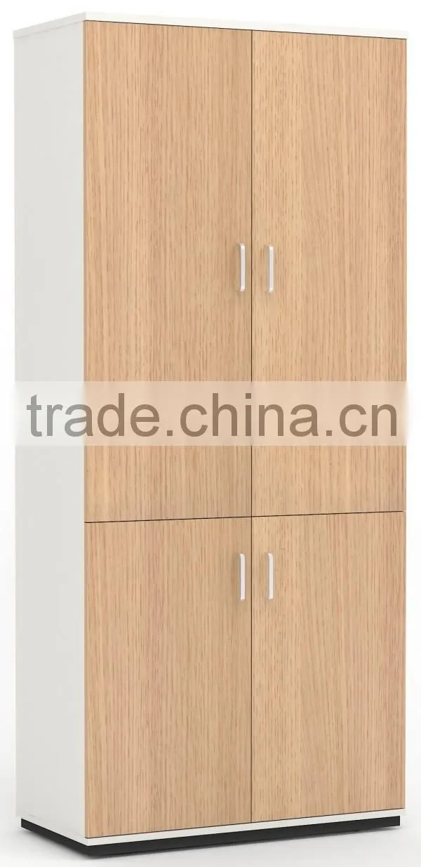 Office particle board cabinet double doors filing cabinet