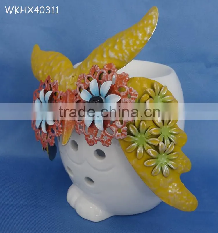 Candy holder for kids decoration white owl for sale