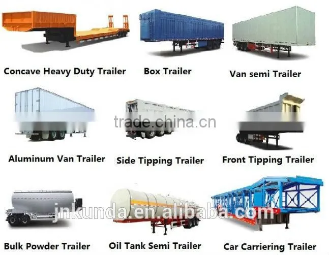 Hot sale low price high quality 40m3 50m3 60m3 oil tank semi trailer for sale
