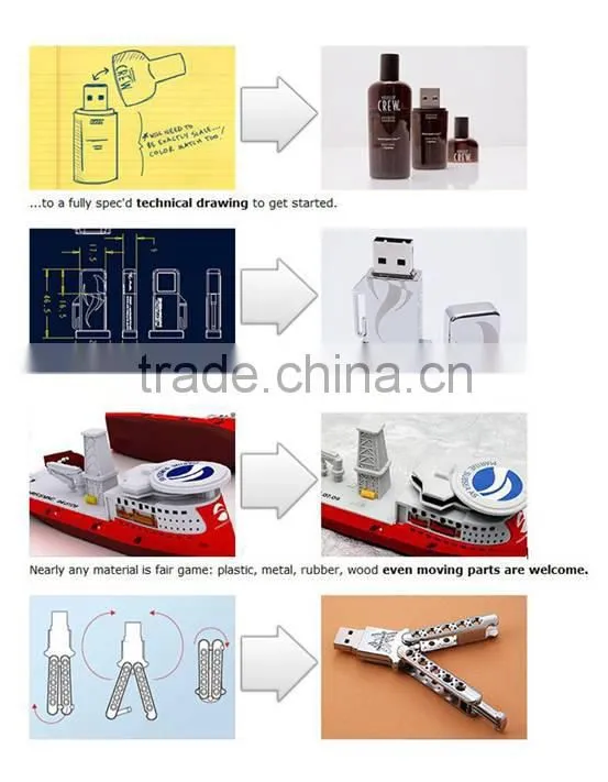 2015 wholesale low price strange usb sticks