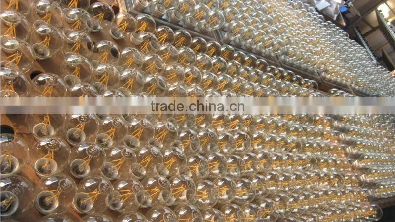 High quality 6w A60 600lm E27 filament LED bulb 2700K CE approval