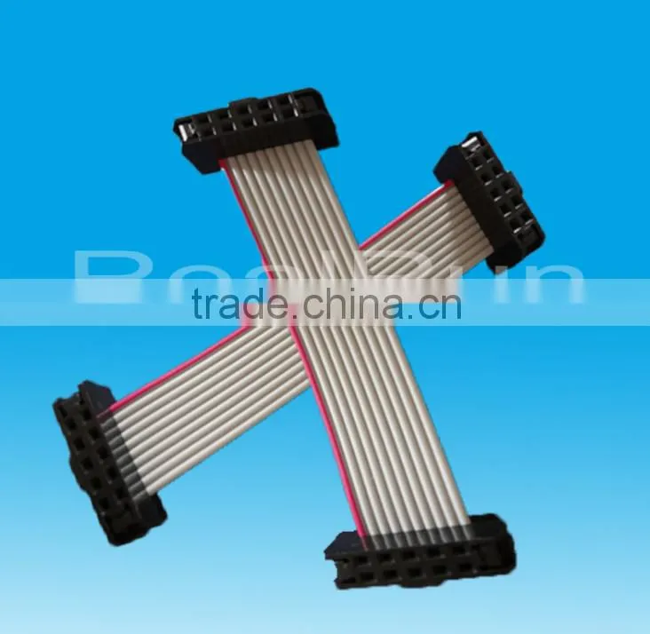 with 4 to 60pin connector 2.54mm IDC Flat cable
