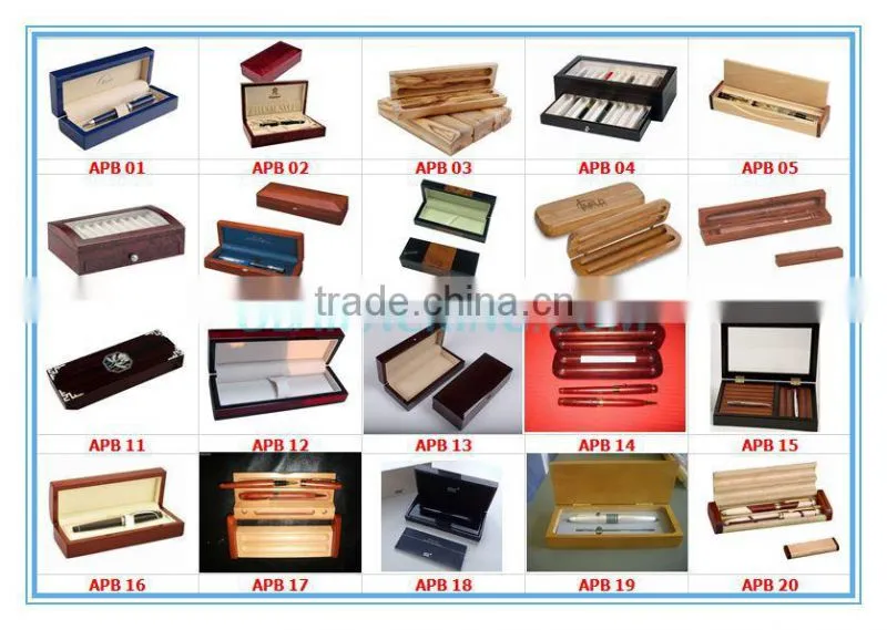 Wooden Pen Gift Packaging Collection Case