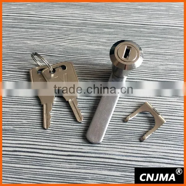 Tabular Semicircle Type Cam Lock with Steel Keys Furniture Lock
