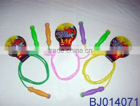 Funny kid toy plastic sport game cheap ball badminton racket