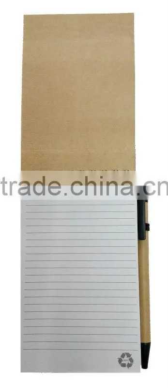 Recycled notepad/environmental notepad/notepad with sticky note
