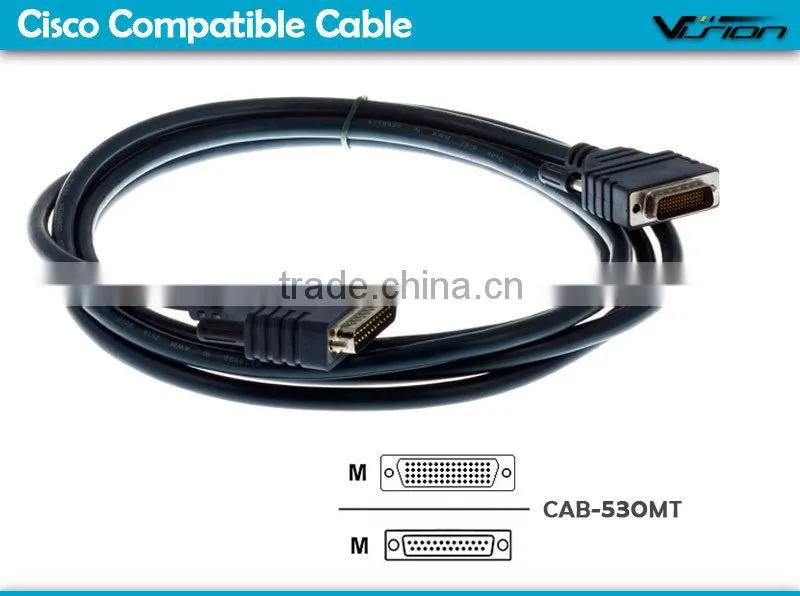 10FT Cisco HD60 to DB25 DTE male CAB-530MT RS530 Cable