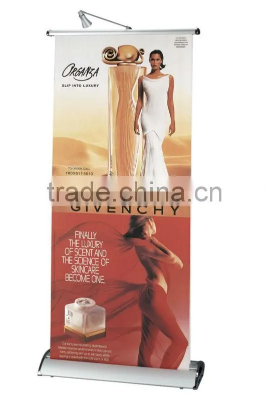self rolling banner stand