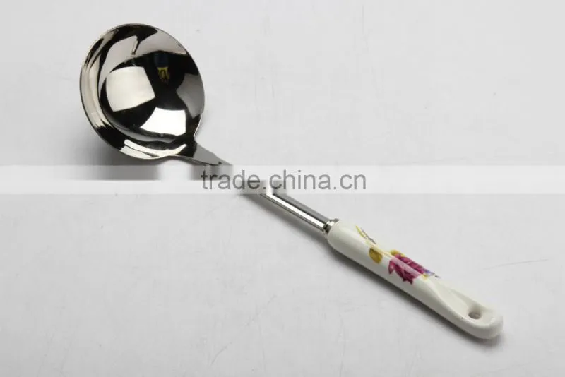 kitchen ceramic soup ladle