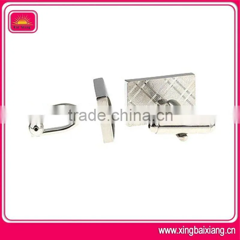 het sell fashion promotion silver alloy cufflink